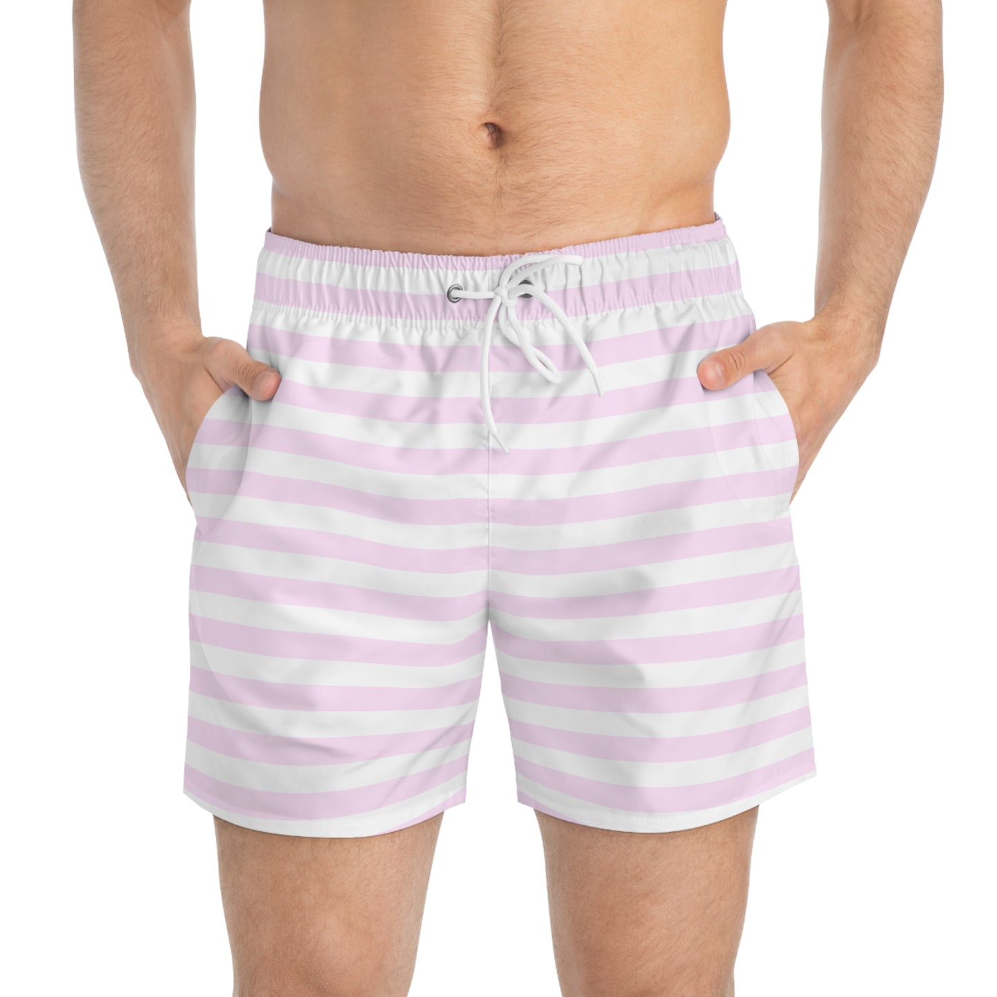 pretty in pink men's swim shorts