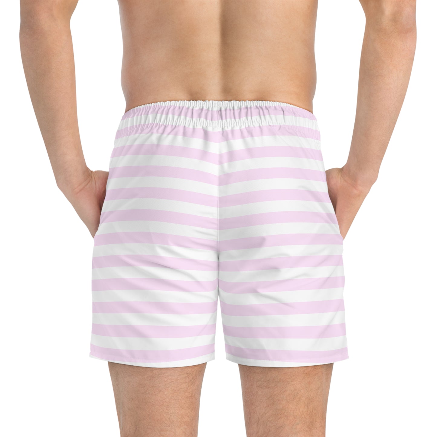 pretty in pink men's swim shorts