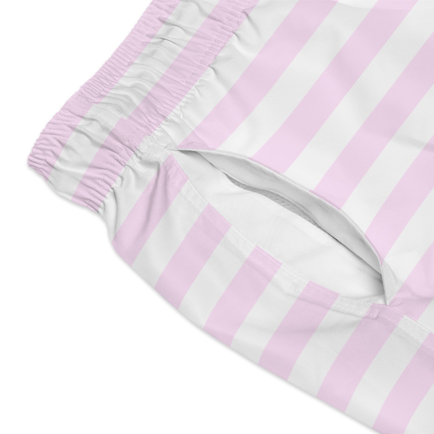 pretty in pink men's swim shorts