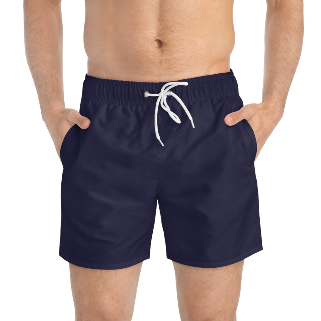 navy men's swim shorts