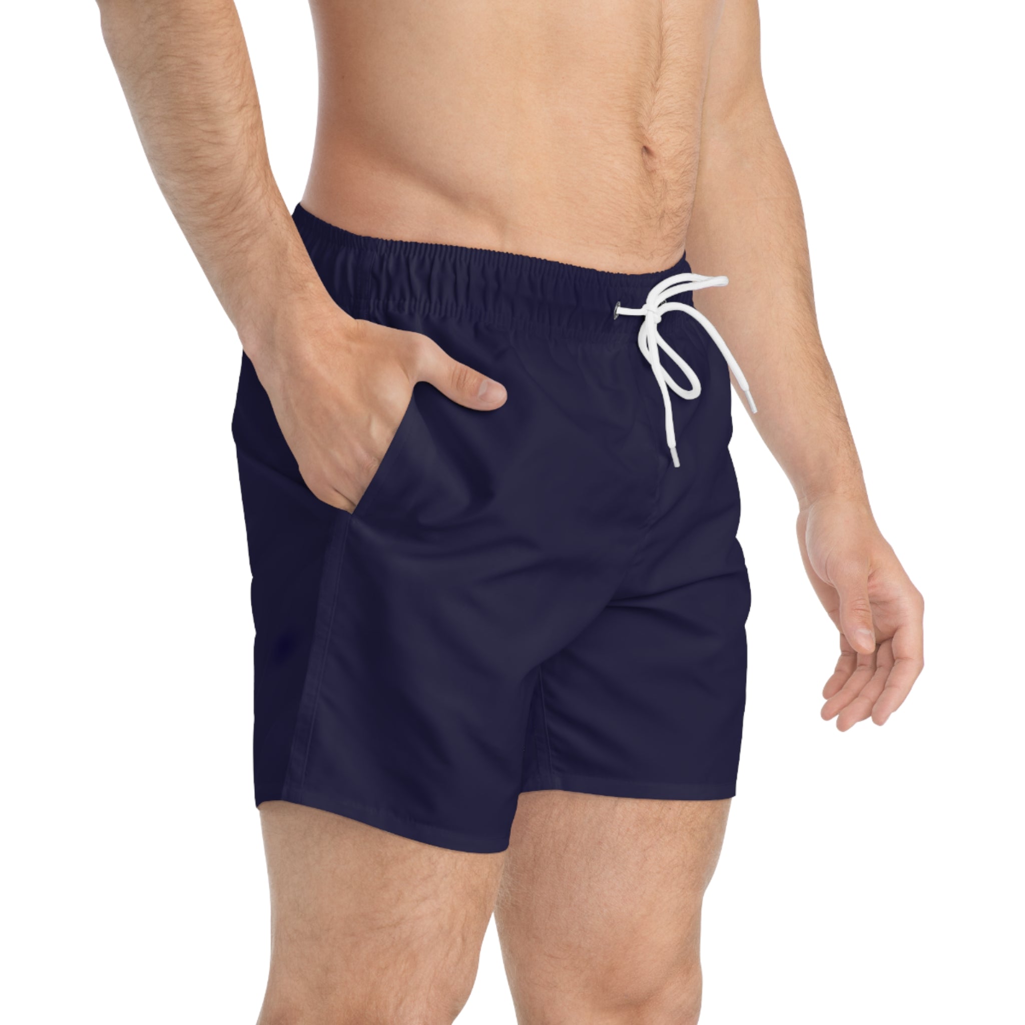 navy men's swim shorts